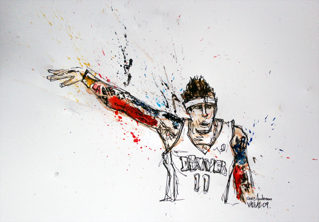 illustration basketball chris birdmann andersen