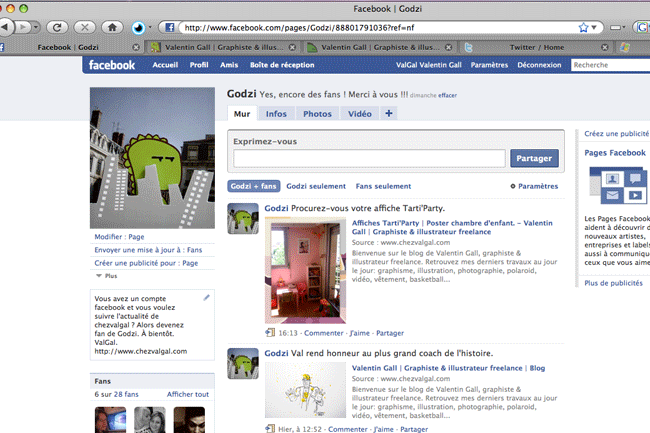 godzi sur facebook.