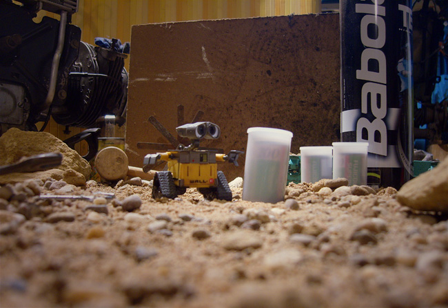 Wall.e à la recherche d'Eve.