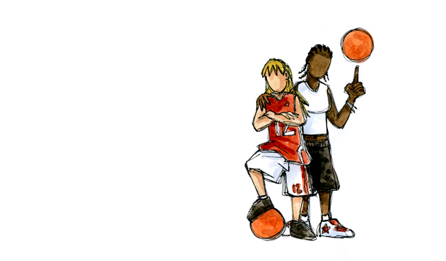 dessin basketball