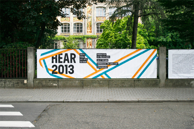 Communication événementielle - Catalogue d'exposition - HEAR 2013