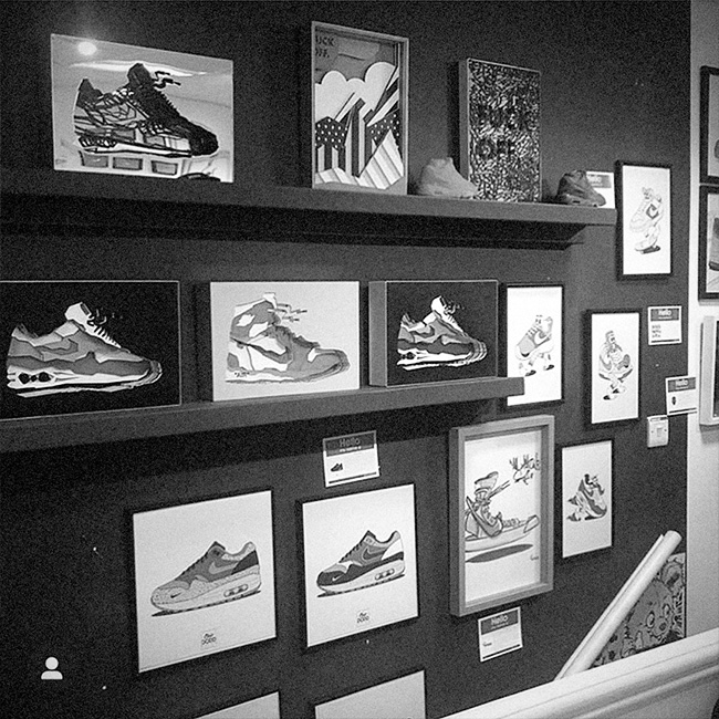 Sneakers Papercut - Exposition