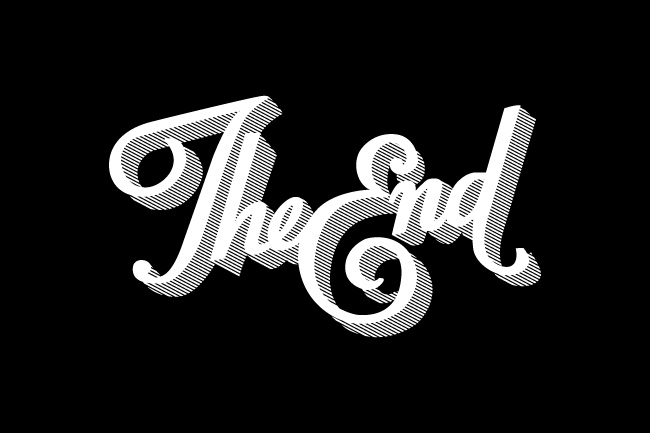 t-shirt the end