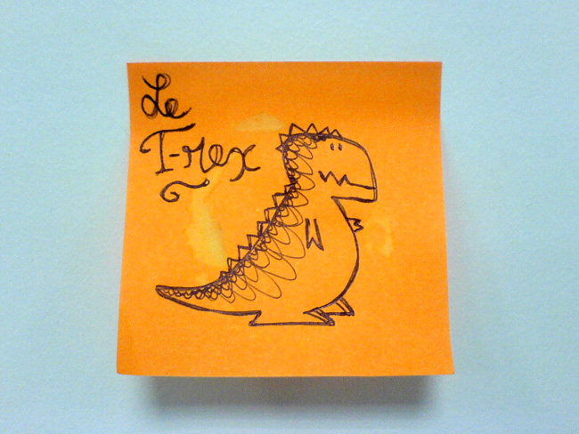 illustration t-rex