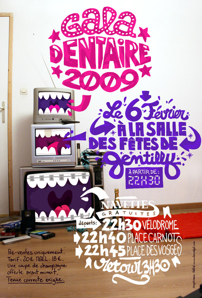 affiche gala dentaire 2009