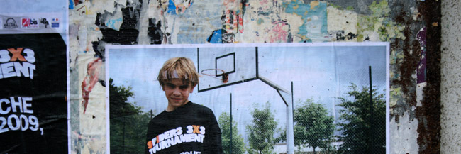 affiche et graphiste basketball