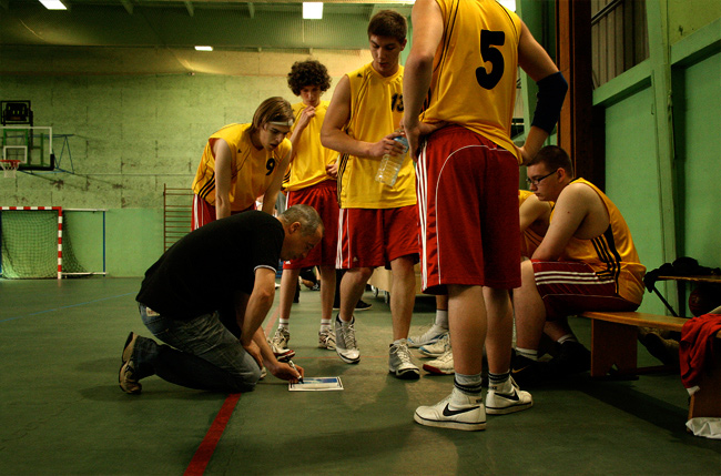 photographie basketball maizières cadets 2009