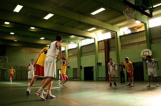 photographie basketball maizières cadets 2009