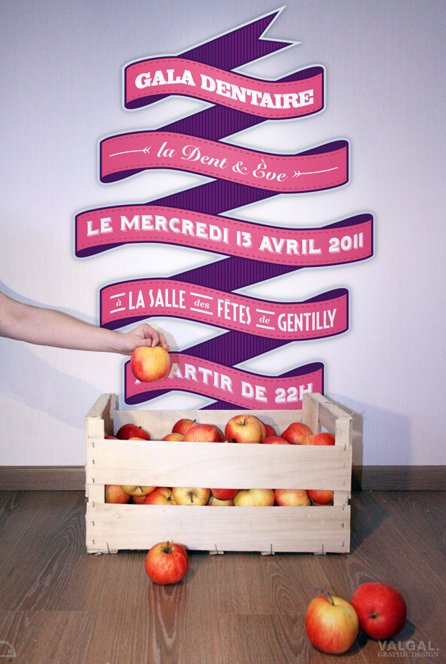 graphiste affiche gala