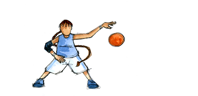 illustration basketball