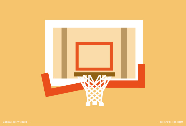 basketball - illustration - graphisme