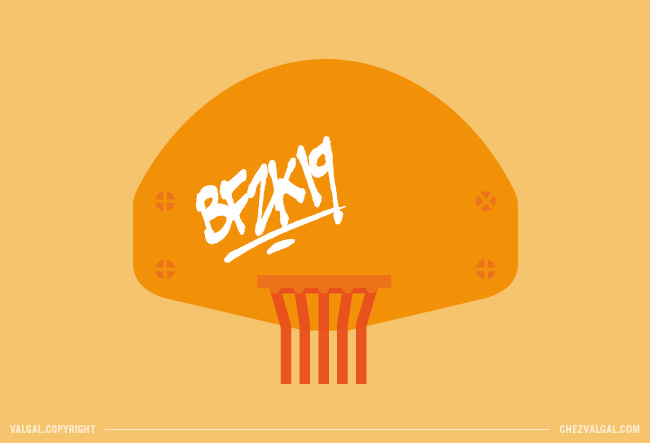 basketball - illustration - graphisme