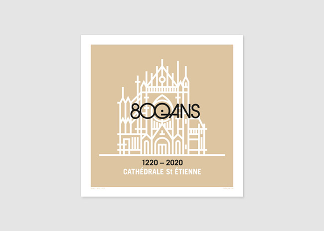 Cathédrale Saint Etienne - Metz - 800 ans - Visuel