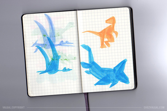 illustration dinosaures
