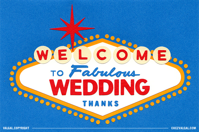 Carte de remerciement - A Fabulous Wedding