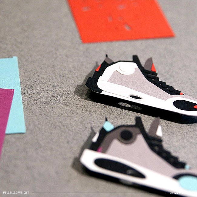 Sneakers Papercut - Valgal Graphic Design