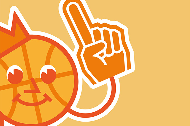 Mascotte Logo Basketball