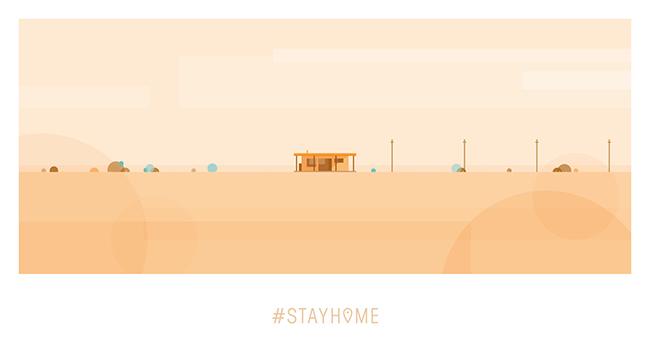 Stay Home - Illustration