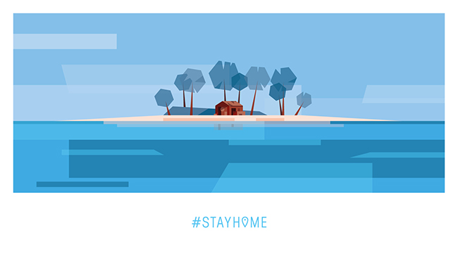 StayHome - Illustration