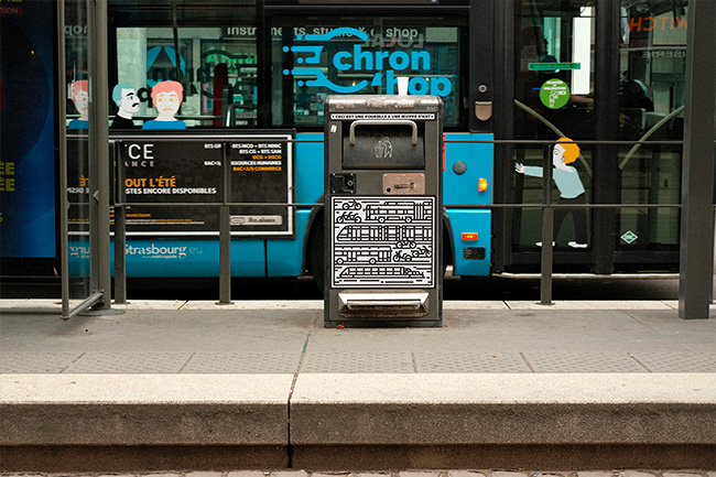 Valgal Picto - Happy Trash - Poubelles Strasbourg