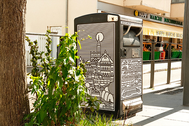 Valgal Picto - Happy Trash - Poubelles Strasbourg