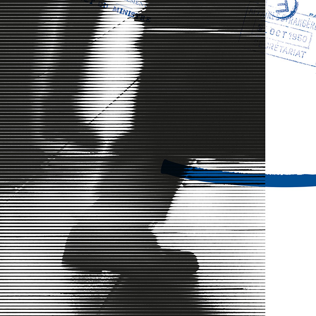 L'énigme de la valise diplomatique - Exposition temporaire - Graphisme