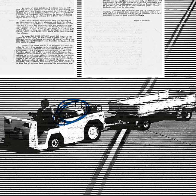 L'énigme de la valise diplomatique - Exposition temporaire - Graphisme