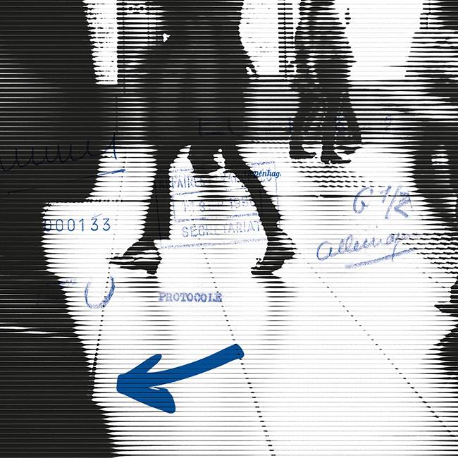 L'énigme de la valise diplomatique - Exposition temporaire - Graphisme