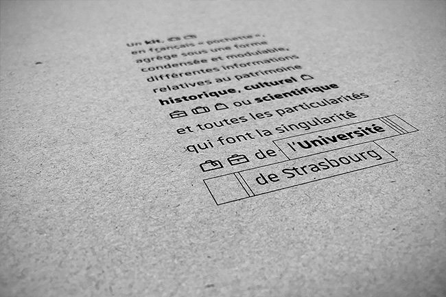Universit� de Strasbourg - Conception et design graphique